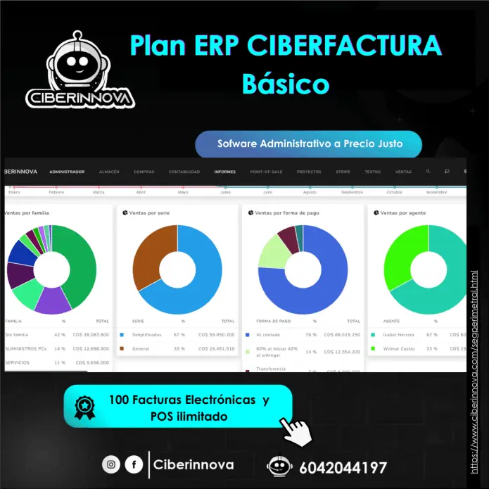 Plan ERP CIBERFACTURA Básico