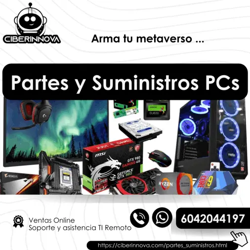 Partes y Suministros para PC