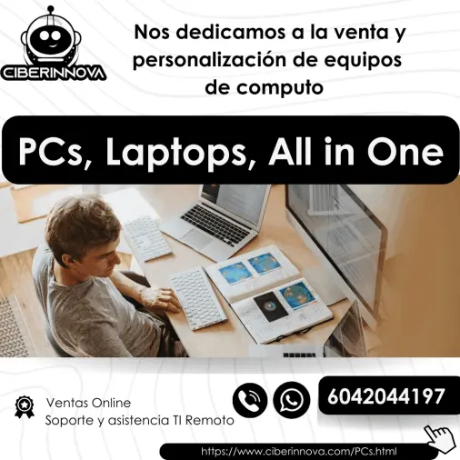 PCs, laptops, All in One